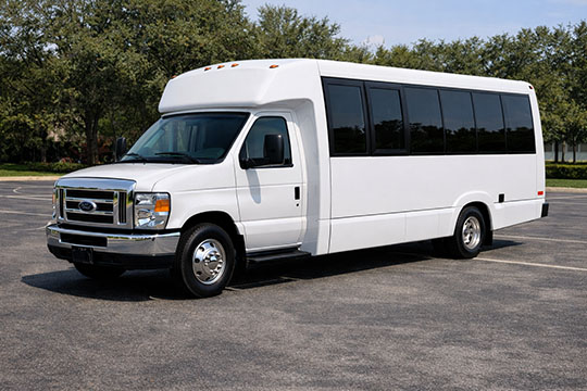 18-passenger mini coach available for charter in New Orleans, LA